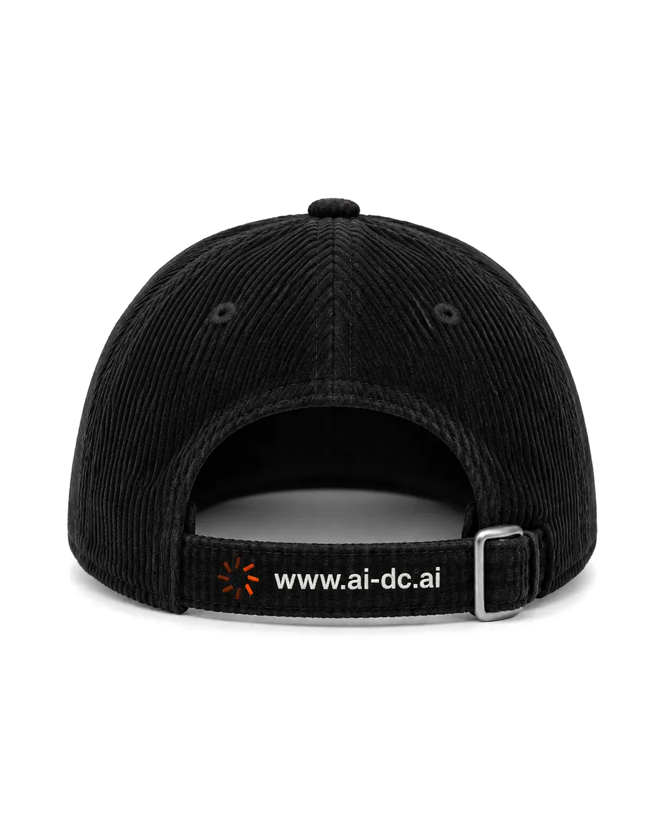 AIDC 灯芯绒棒球帽 · 调节带