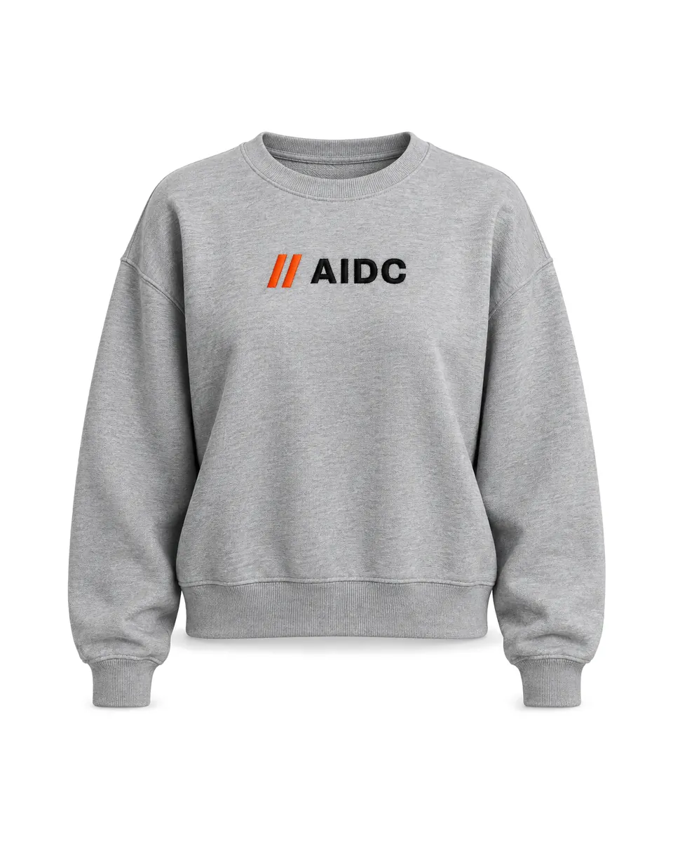 AIDC 短款圆领卫衣