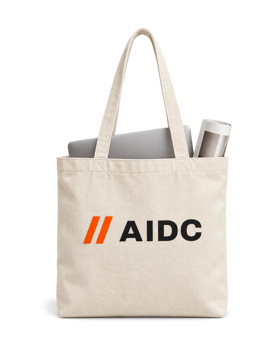 AIDC 帆布托特包